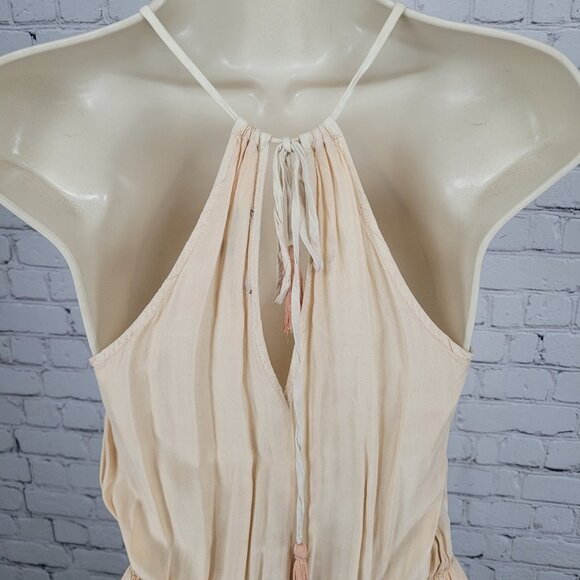 Lulus Multicolor Ombre Sleeveless Lightweight Front Slits Maxi Dress Size XS - Picture 7 of 11